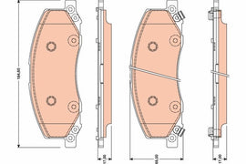 KIT PLAQUETTES AV OPEL INSIGNIA 2008-->