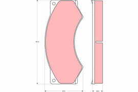KIT PLAQUETTES AV DAF 45 IVECO ZETA
