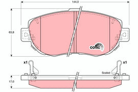 KIT PLAQUETTES AV LEXUS GS300/IS200