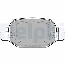 KIT PLAQUETTES DELPHI AV DELPHI FIAT 500L