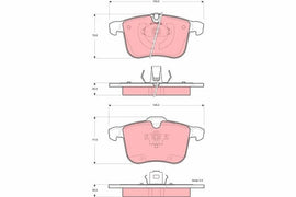 KIT PLAQUETTES TRW AV OPEL SIGNUM VECTRA C
