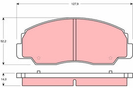KIT PLAQUETTES POUR DAIHATSU