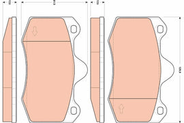 KIT PLAQUETTES TRW AV SEAT IBIZA IV V 2004--&gt;