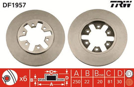 PAIRE DISQUE/FREIN : NISSAN PICK-UP