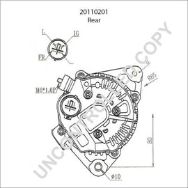 ALTERNATEUR 12V70A: HONDA ACCORD