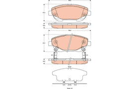 KIT PLAQUETTES AV TOYOTA AVENSIS VERSO 2008-->