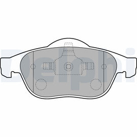 KIT PLAQUETTES AV RENAULT ESPACE LAGUNA II SCENIC