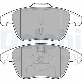 KIT PLAQUETTES DELPHI AV CITROEN C4 PICASSO