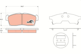KIT PLAQUETTES AV SUZUKI ALTO CELERIO