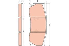 KIT PLAQUETTES TRW AV JAGUAR XK 2002--&gt;