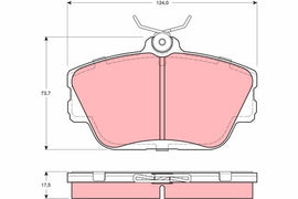 KIT PLAQUETTES AV FORD USA TAURUS