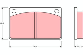 KIT PLAQUETTES AV VOLVO 240 1980--&gt;