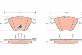 KIT PLAQUETTES TRW AV BMW 3 5 7  2002-->