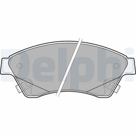 KIT PLAQUETTES DELPHI AV CHEVROLET CRUZE ASTRA J