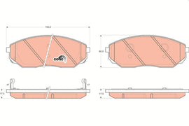 KIT PLAQUETTES AV TRW KIA SORENTO I 2002--&gt;
