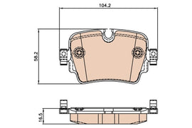 KIT PLAQUETTES TRW AR JAGUAR  F-TYPE 2013-->