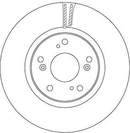 PAIRE DE DISQUE DE FREIN TRW HONDA