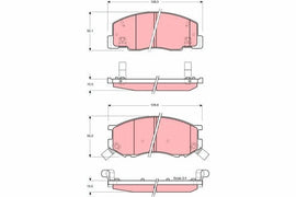 KIT PLAQUETTES TRW AV TOYOTA PREVIA