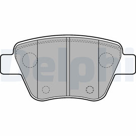 KIT PLAQUETTES DELPHI AR AUDI SEAT SKODA VW