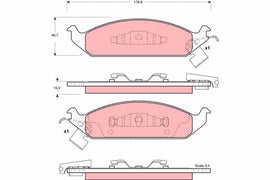 KIT PLAQUETTES AV CHRYSLER STRATUS