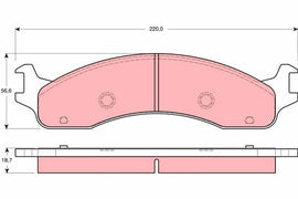 KIT PLAQUETTES AV FORD USA EXPLORER