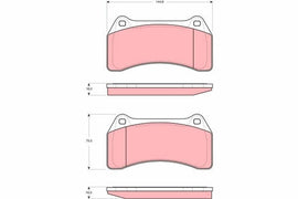 KIT PLAQUETTES TRW AV JAGUAR S-TYPE XJ 4.2