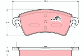 KIT PLAQUETTES AV CITROEN XSARA, PEUGEOT 206 306