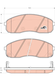 KIT PLAQUETTES AV KIA CARNIVAL II