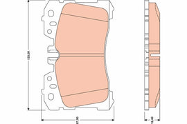 KIT PLAQUETTES AV LEXUS LS