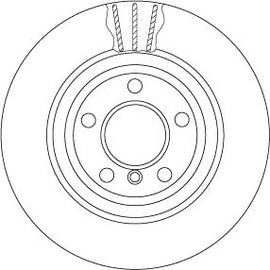DISQUE DE FREIN TRW AV BMW