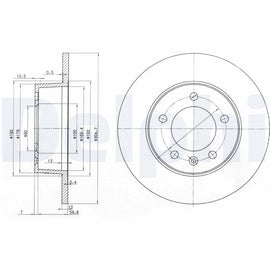 PAIRE DE DISQUE DE FREIN AR RENAULT MASTER