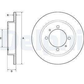 PAIRE DE DISQUE : AR: MITSH CARISMA
