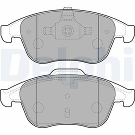 KIT PLAQUETTES AV DELPHI RENAULT MEGANE