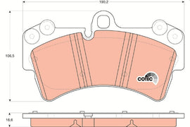 KIT PLAQUETTES TRW AV AUDI Q7 CAYENNE VW TOUAREG