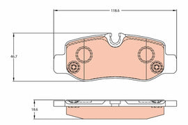 KIT PLAQUETTES TRW AR MERCEDES VITO