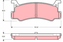 KIT PLAQUETTES AR DAIHATSU CHARADE IV MAZDA 323III