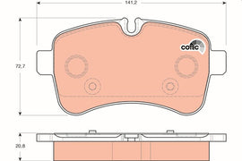 KIT PLAQUETTES TRW AR IVECO DAILY IV 2006-->