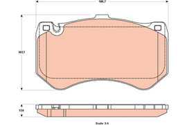 KIT PLAQUETTES TRW AV MB CE CLS SL SLS (AMG)