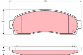 KIT PLAQUETTES AV FORD USA EXPLORER