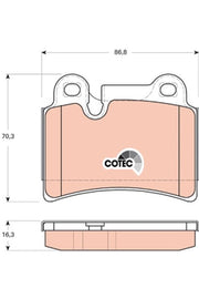 KIT PLAQUETTES AR VW TOUAREG 2002--&gt;