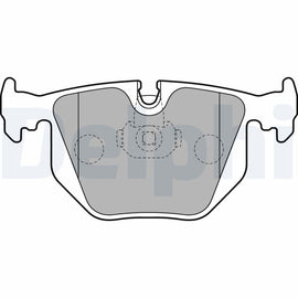 KIT PLAQUETTES DELPHI AR RANGE ROVER BMW