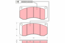 KIT PLAQUETTES AV RVI MAXTER MIDLINER