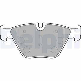 KIT PLAQUETTES DELPHI AV BMW 3.5.7