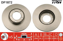 PAIRE DISQUE FREIN AV : JAGUAR 4,2 L