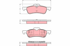 KIT PLAQUETTES TRW AR MINI COOPER S