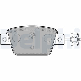 KIT PLAQUETTES DELPHI AR FIAT BRAVO II LINEA