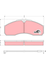 KIT PLAQUETTES TRW POUR IVECO DAILY III RLT MASTERII