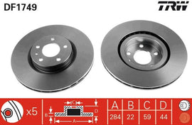 PAIRE DISQUE/FREIN : ALPHA 147,156,164