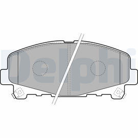 KIT PLAQUETTES AV DELPHI HONDA ACCORD