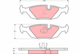 KIT PLAQUETTES AR VOLVO 440,460,480